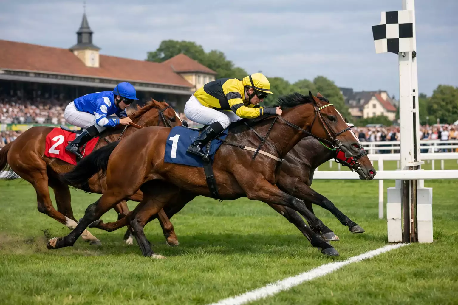 Dreierwette – Die ersten drei Pferde in exakter Reihenfolge