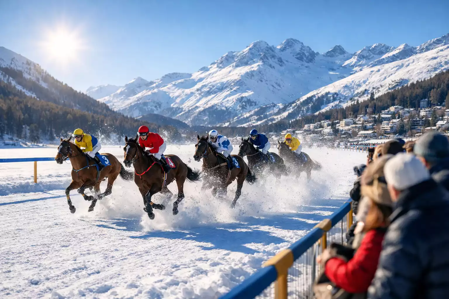 White Turf St. Moritz – Pferderennen auf dem gefrorenen See