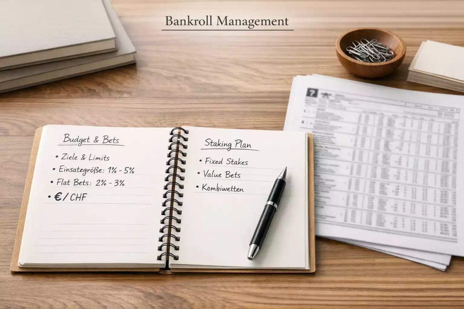 Bankroll-Management – Wettbudget systematisch verwalten