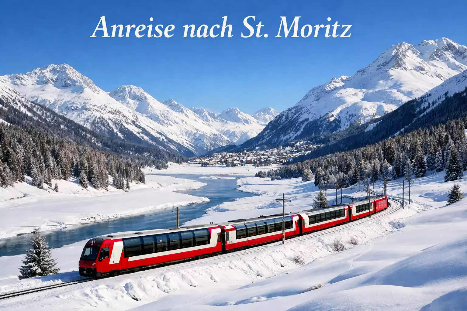 Anreise nach St. Moritz mit dem Glacier Express
