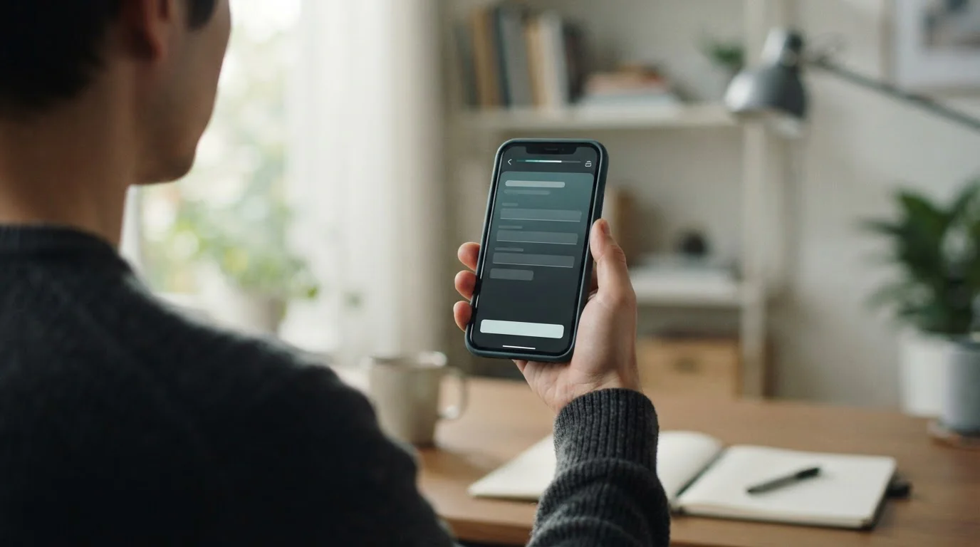 Schritt-für-Schritt-Darstellung eines digitalen Zahlungsvorgangs auf mobilem Gerät
